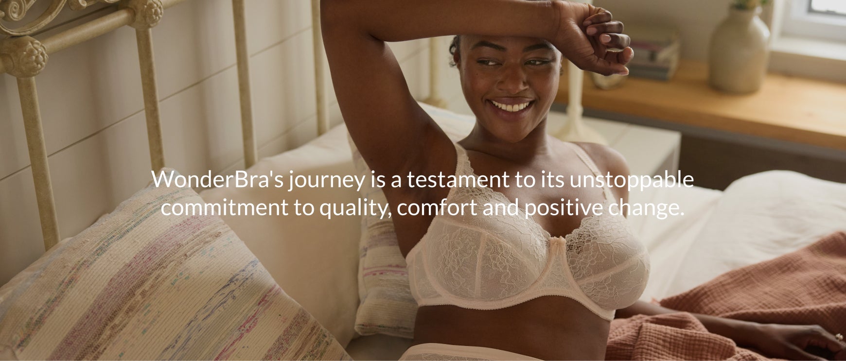 As we celebrate 85 years. WonderBra's journey is a testament to its unstoppable commitment to quality, comfort and positive change.